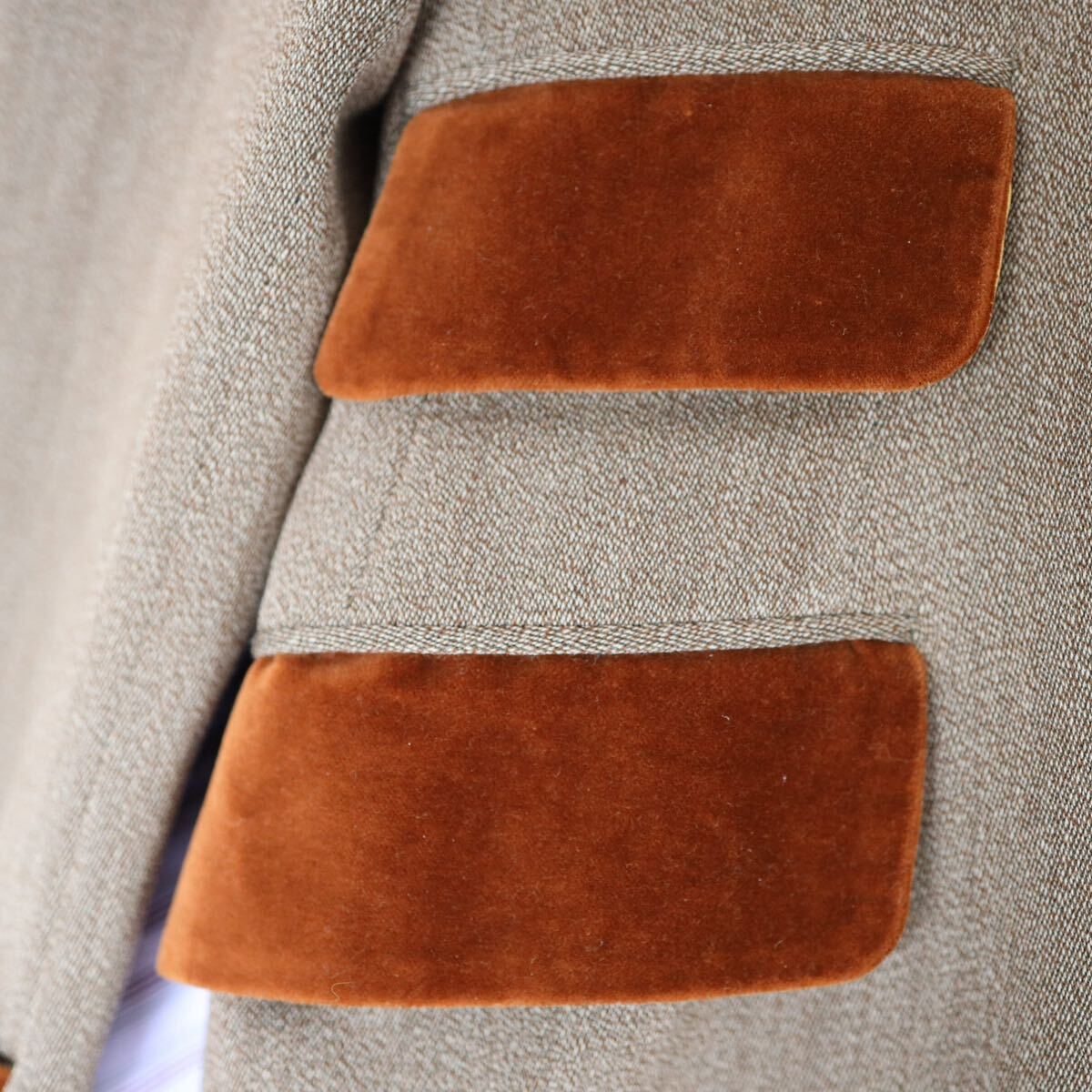 最高級品】アルニス Arnys paris ウールジャケット スエード 最高級品】アルニス Arnys paris ウールジャケット スエード