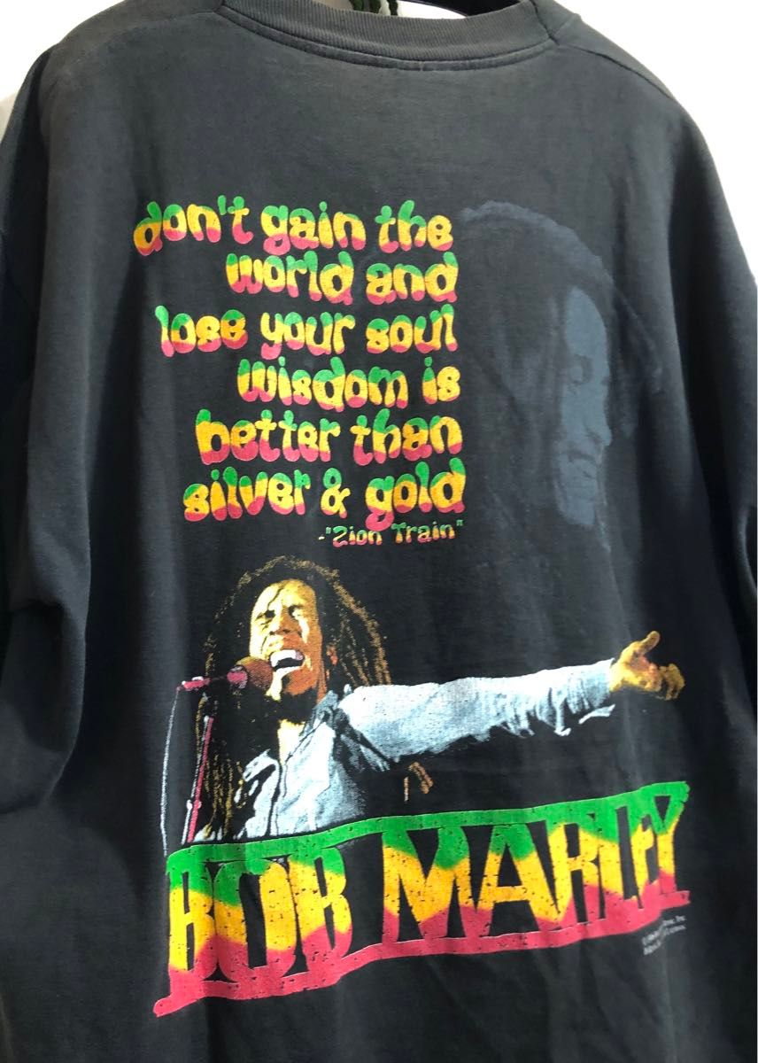 90s Bob Marley ボブ・マーリー フルーツオブザルーム Tシャツ 90s Bob Marley ボブ・マーリー フルーツオブザルーム Tシャツ