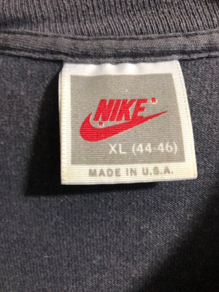 USA製 90's NIKE 銀タグ XL Tシャツ 古着 ヴィンテージ ブラック USA製 90's NIKE 銀タグ XL Tシャツ 古着 ヴィンテージ ブラック