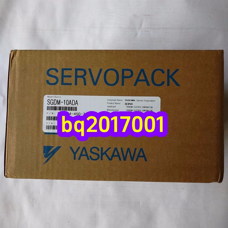 新品 YASKAWA 安川電機 サーボドライバー SGDM-10ADA 【6ケ月保証】