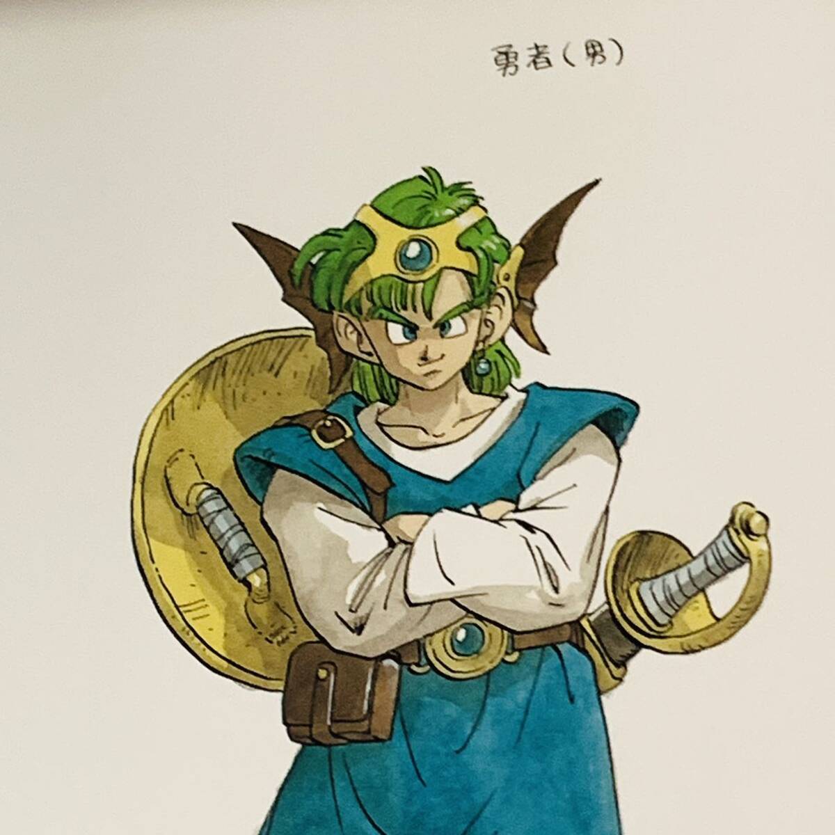 ドラゴンクエスト イラスト 額装品 B5サイズ 鳥山明 ポスター風 ドラゴンクエスト イラスト 額装品 B5サイズ 鳥山明 ポスター風
