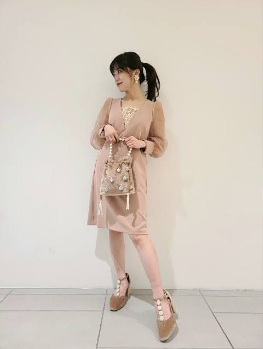新品未使用【LILY BROWN】リリーブラウン コードレース Aライン