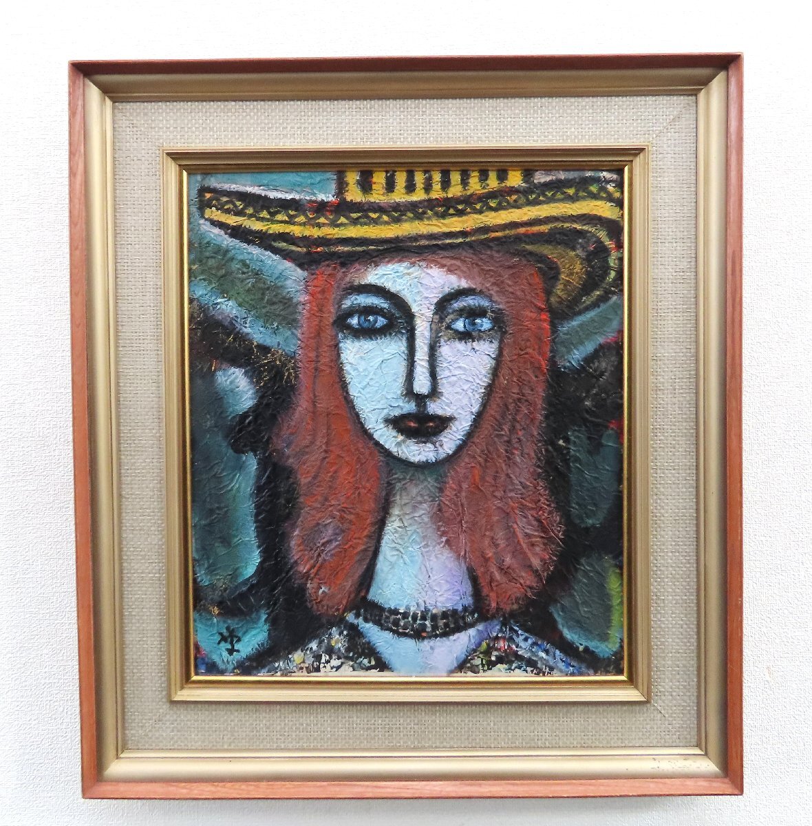 作者不明 油画? 油彩画】【作者不詳】