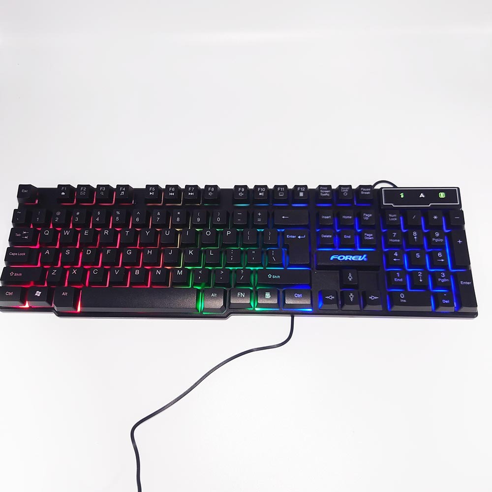 バックライト キーボード パソコン 有線(xiàn) USB接続 英語(yǔ)配列 ゲーム PC 黒 ブラック ゲーミングキーボード