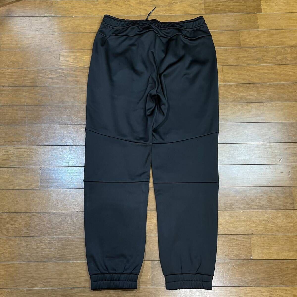 asics アシックス トラックパンツ 黒 ブラック ストレッチ スポーツ XL 美品 厚手 秋冬