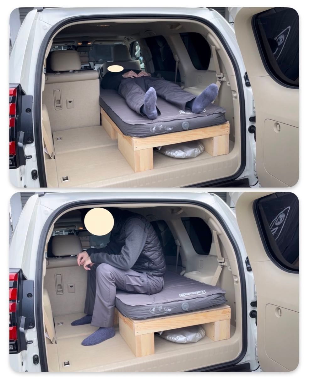 ランドクルーザー プラド ベッドキット 1人用 ソロキャンプ用 車 ランドクルーザー プラド ベッドキット 1人用 ソロキャンプ用 車