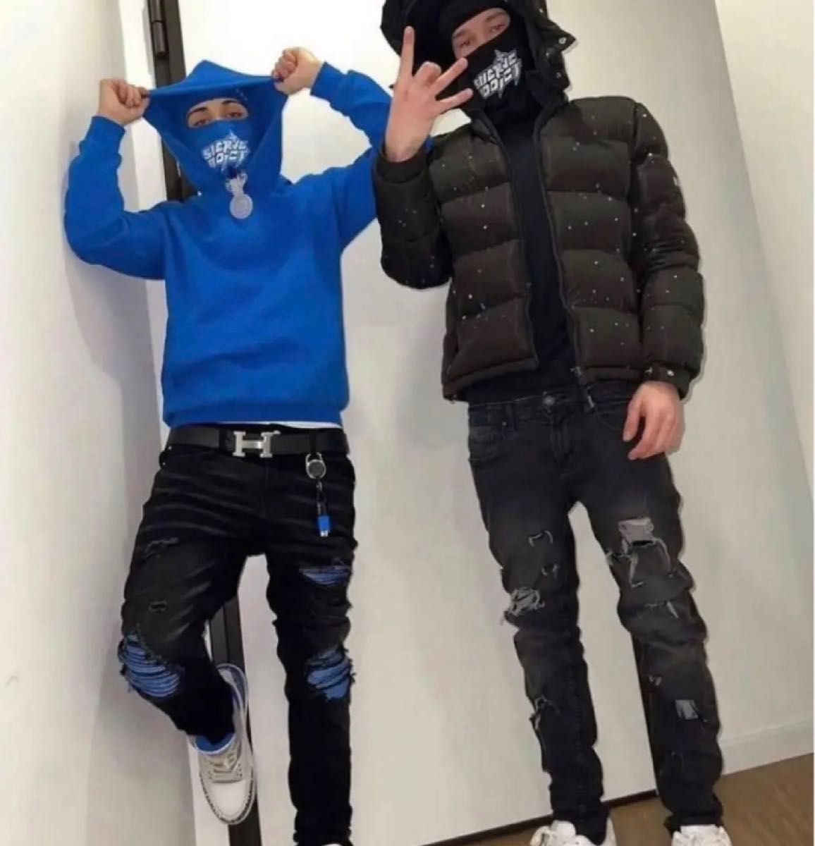 ダメージスキニー UKドリル 海外ラッパー y2k AMIRI mnml ダメージスキニー UKドリル 海外ラッパー y2k AMIRI mnml