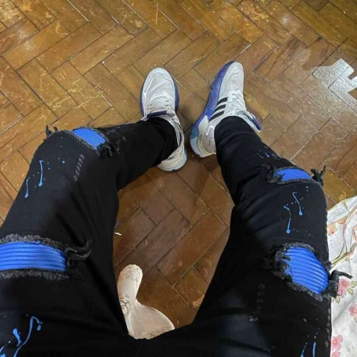 ダメージスキニー UKドリル 海外ラッパー y2k AMIRI mnml ダメージスキニー UKドリル 海外ラッパー y2k AMIRI mnml