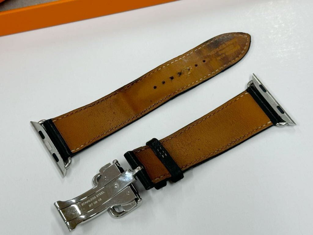 即決 Apple Watch HERMES 45mm 44mm バレニア エベンヌ 即決 Apple Watch HERMES 45mm 44mm バレニア エベンヌ