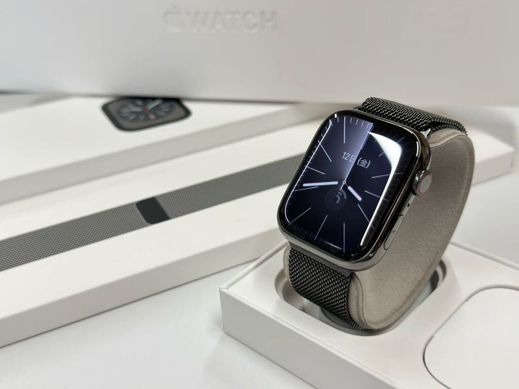 即決 バッテリー100% Series8 Apple Watch 45mm グラファイト 即決 バッテリー100% Series8 Apple Watch 45mm グラファイト