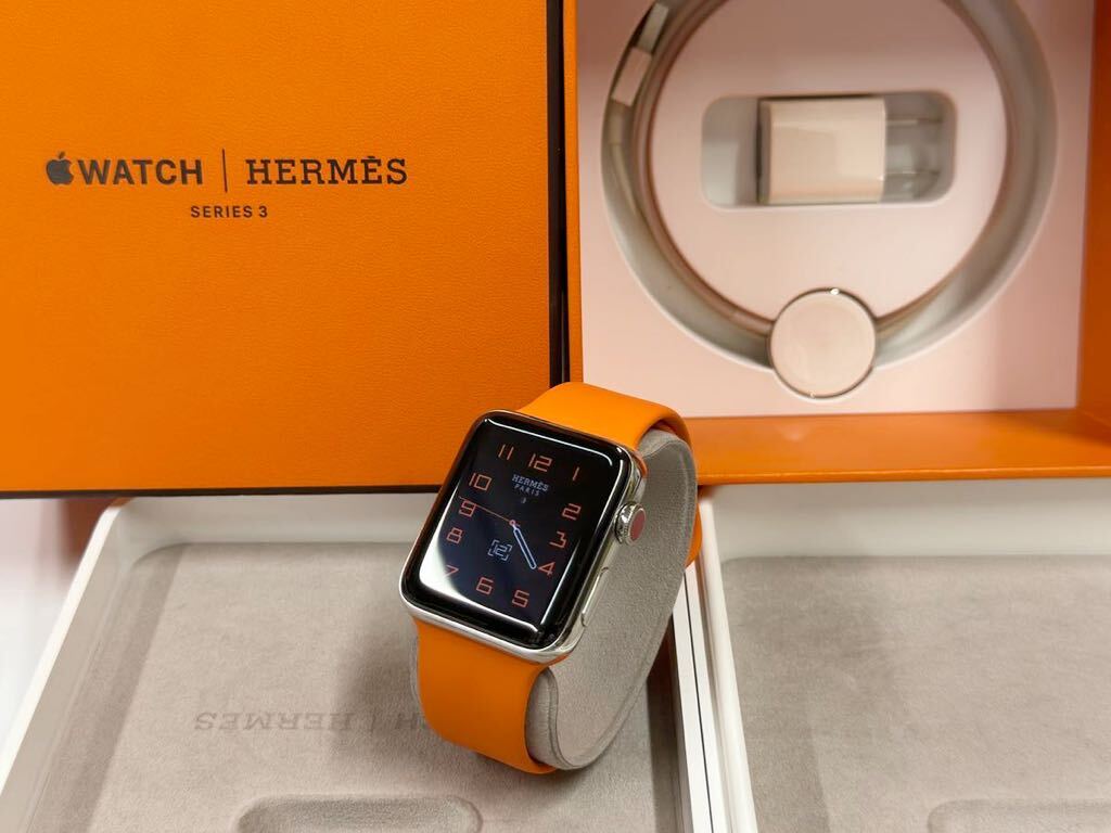 即決 美品 バッテリー100% Apple watch HERMES Series3 42mm 即決 美品 バッテリー100% Apple watch HERMES Series3 42mm