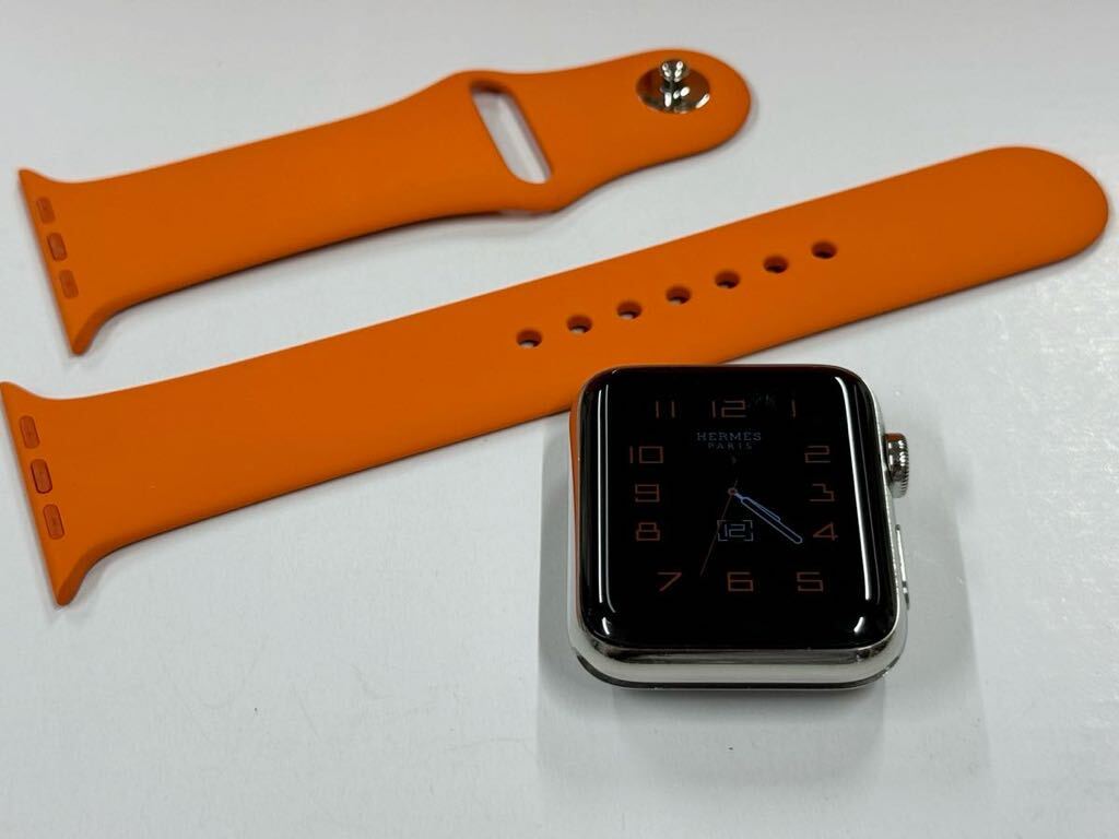 即決 美品 バッテリー100% Apple watch HERMES Series3 42mm 即決 美品 バッテリー100% Apple watch HERMES Series3 42mm