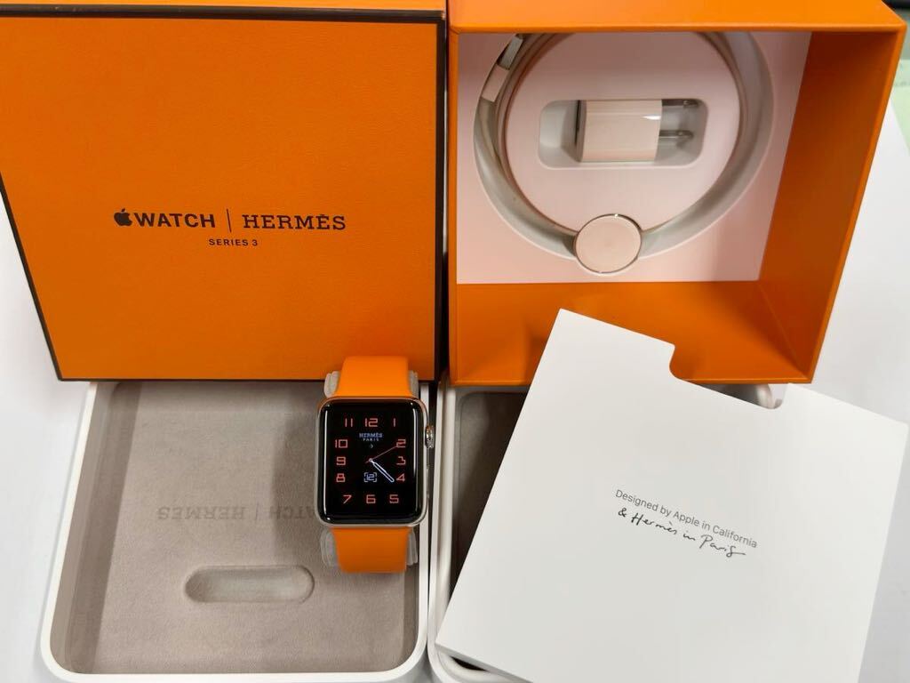 即決 美品 バッテリー100% Apple watch HERMES Series3 42mm 即決 美品 バッテリー100% Apple watch HERMES Series3 42mm