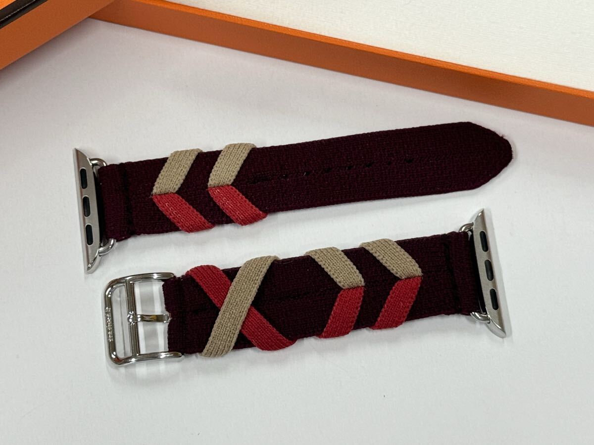即決 美品 Apple watch HERMES エルメス ブリドン ルージュH 即決 美品 Apple watch HERMES エルメス ブリドン ルージュH