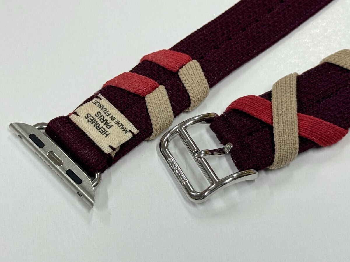 即決 美品 Apple watch HERMES エルメス ブリドン ルージュH 即決 美品 Apple watch HERMES エルメス ブリドン ルージュH