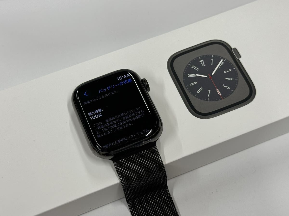即決 バッテリー100% Series8 Apple Watch 45mm グラファイト 即決 バッテリー100% Series8 Apple Watch 45mm グラファイト