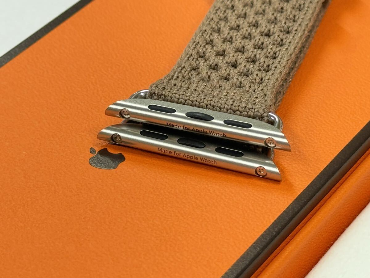 即決 未使用 希少 Apple Watch Hermes トリコ 45mm 44mm