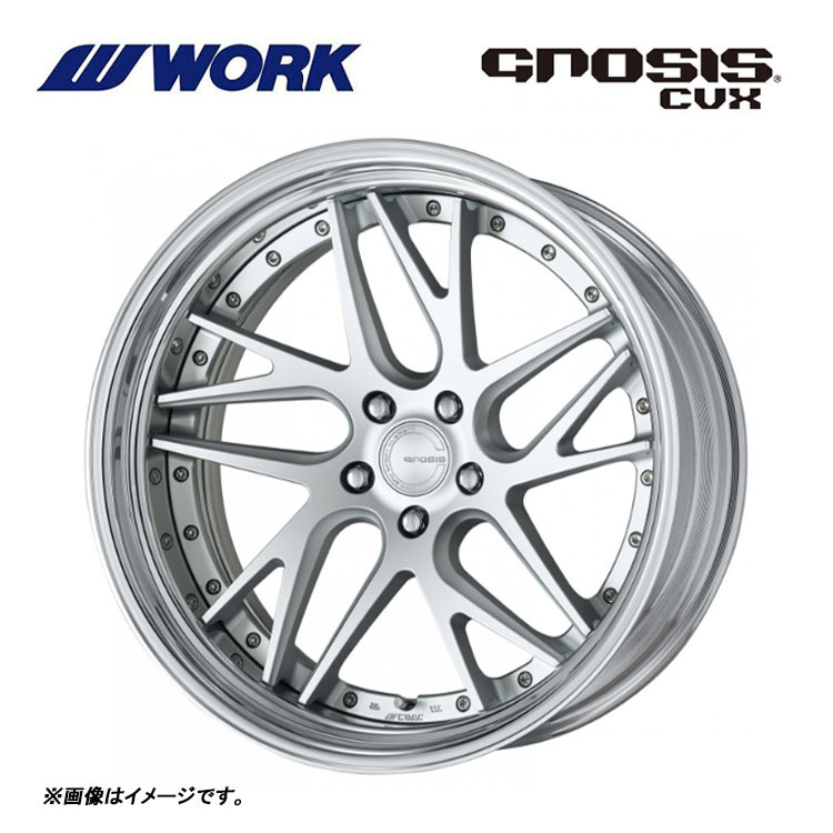 送料無料 ワーク GNOSIS CVX STEP RIM ミドルコンケイブ STANDARD Adisk 9J-20 +39~-15 5H-114.3 【2本セット 新品】