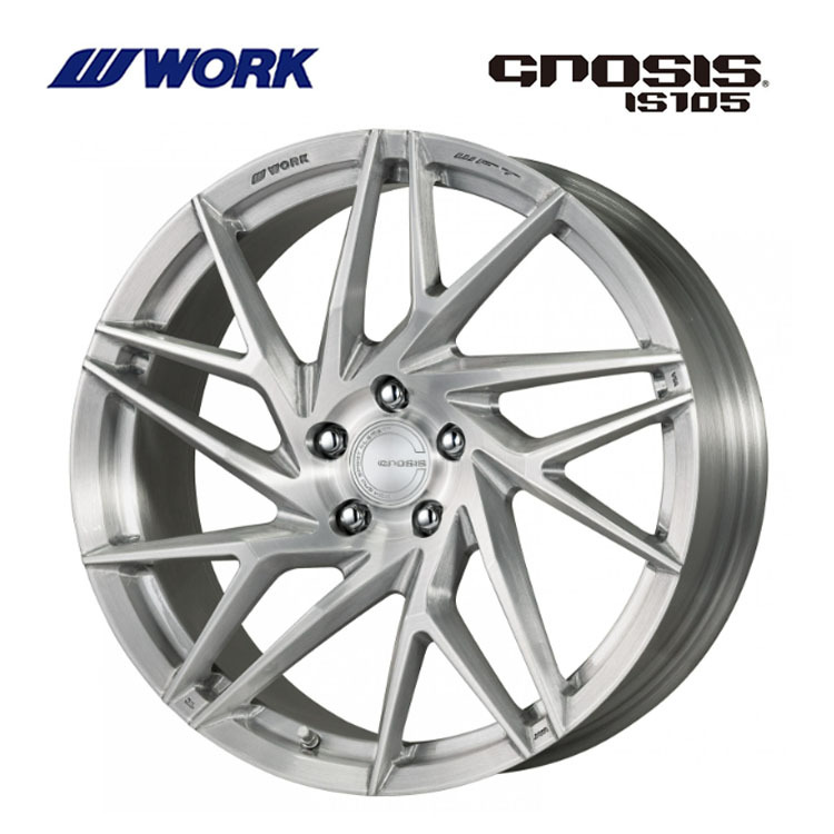 送料無料 ワーク GNOSIS IS105 8.5J-20 +45 5H-114.3 (20インチ) 5H114.3 8.5J+45【2本セット 新品】