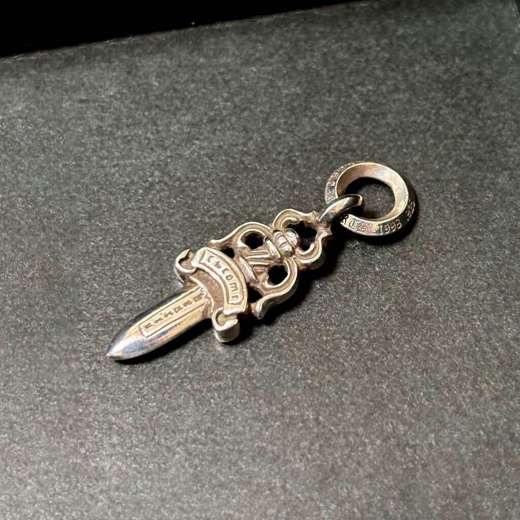 クロムハーツ #5ダガーチャーム ch chrome cross dagger hearts クロムハーツ #5ダガーチャーム ch chrome cross dagger hearts