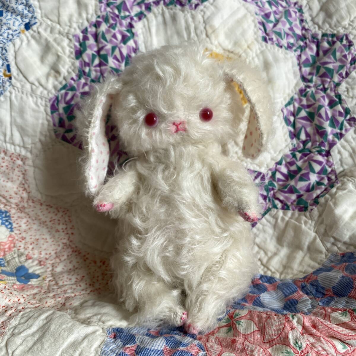 オカザキハルミ様 作家 ぬいぐるみ テディベア タレ耳うさぎ オカザキハルミ様 作家 ぬいぐるみ テディベア タレ耳うさぎ