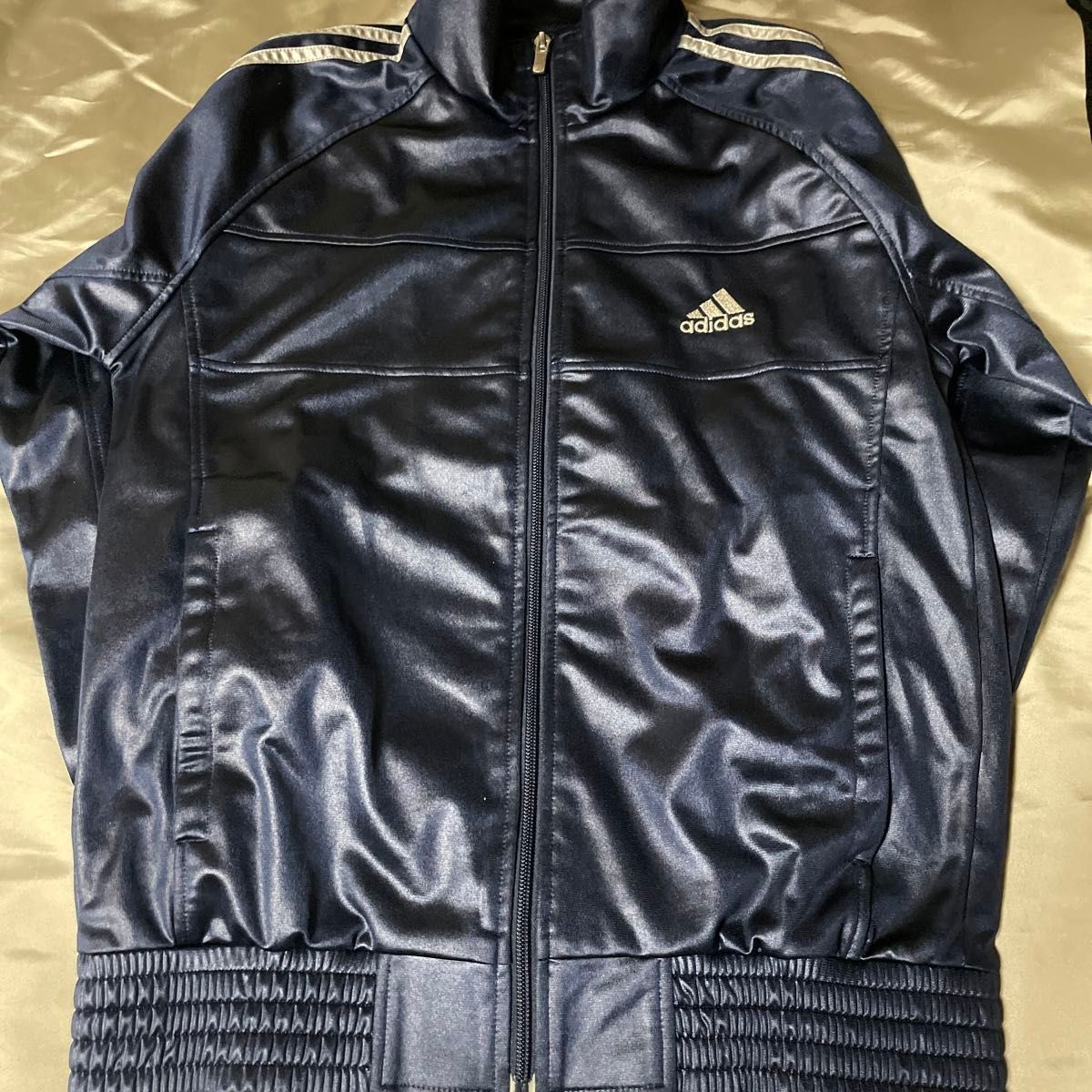 京 ディルアングレイ 着用 アディダス ジャージ 紺色 銀 M 希少 京 ディルアングレイ 着用 アディダス ジャージ 紺色 銀 M 希少