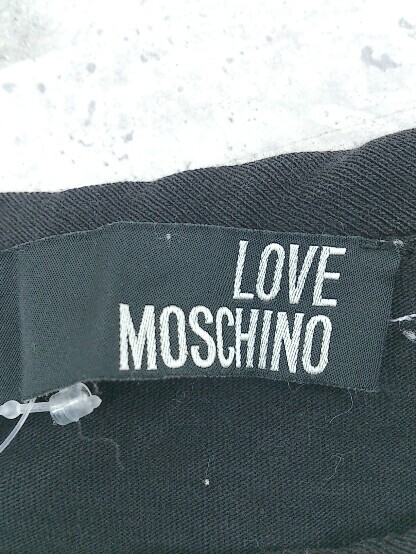 * Love Moschino Rav Moschino футболка с длинным рукавом cut and sewn L черный *