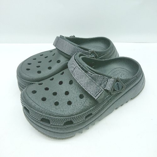 ◇ crocs クロックス HIKER XSCAPE シューズ サイズM6 W8 ブラック メンズ E