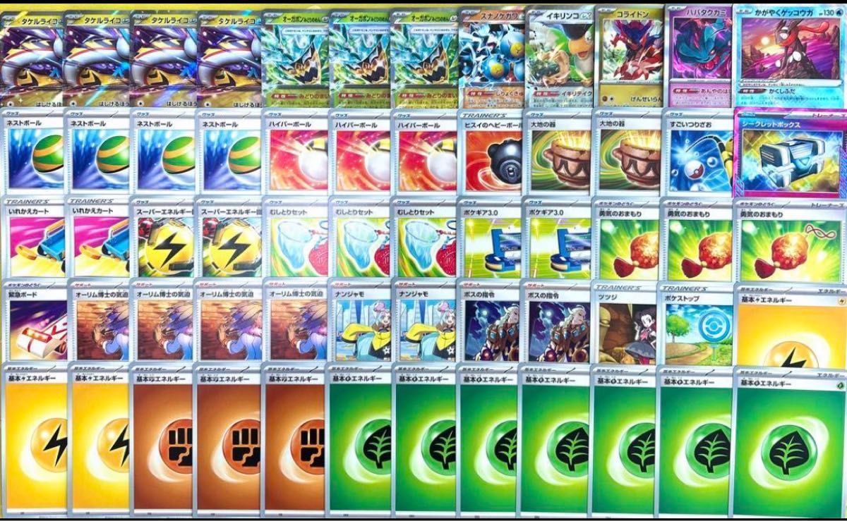 本格構築 タケルライコexデッキ オーガポン採用 ライコポン 本格構築 タケルライコexデッキ オーガポン採用 ライコポン