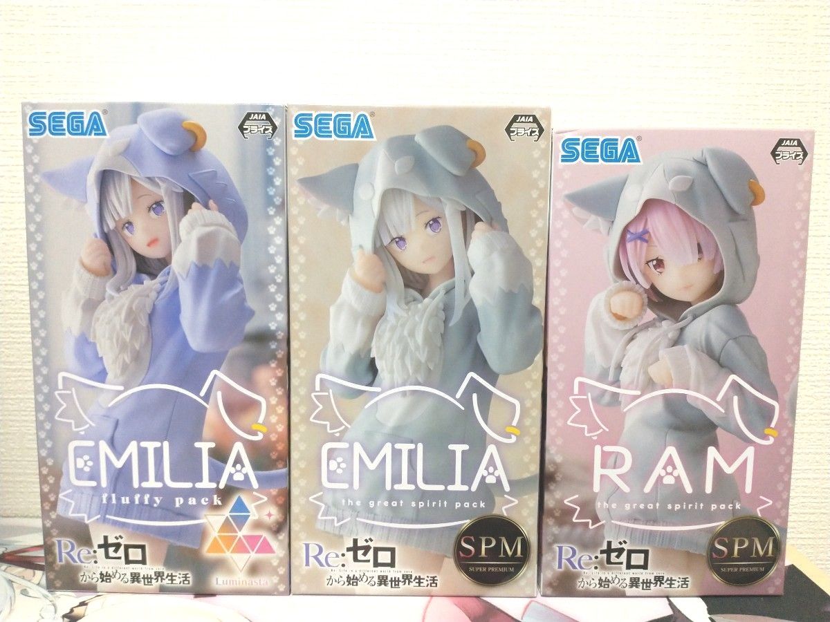Re ゼロから始める異世界生活 SPM エミリア ラム 大精霊 パック Re ゼロから始める異世界生活 SPM エミリア ラム 大精霊 パック