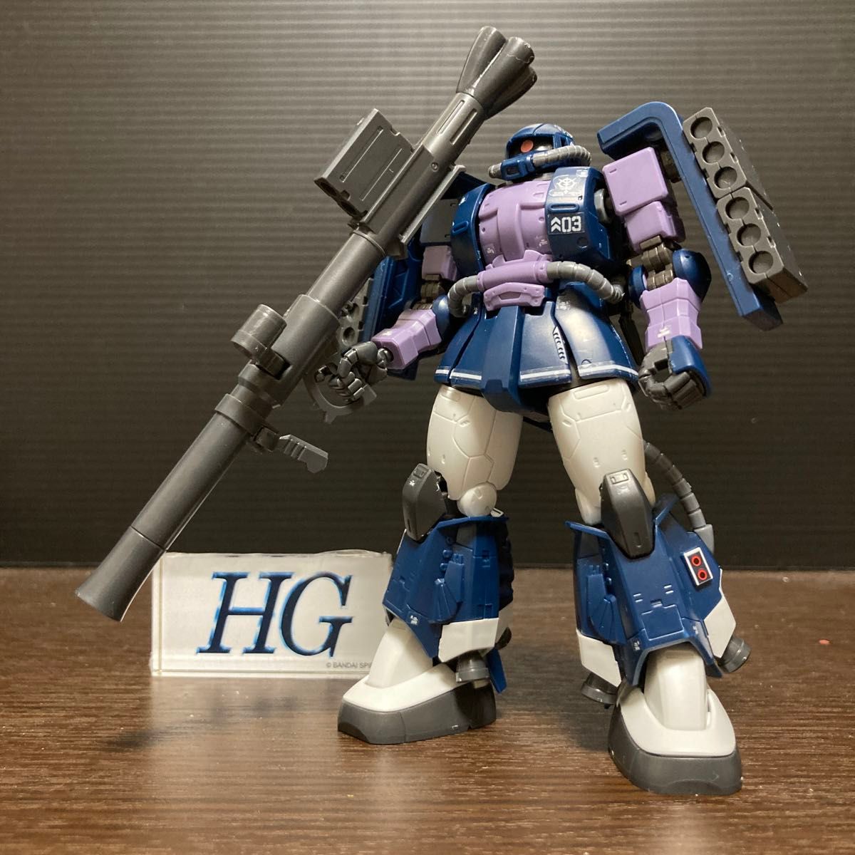 HGUC】高機動型ザクガンプラジャンク完成品