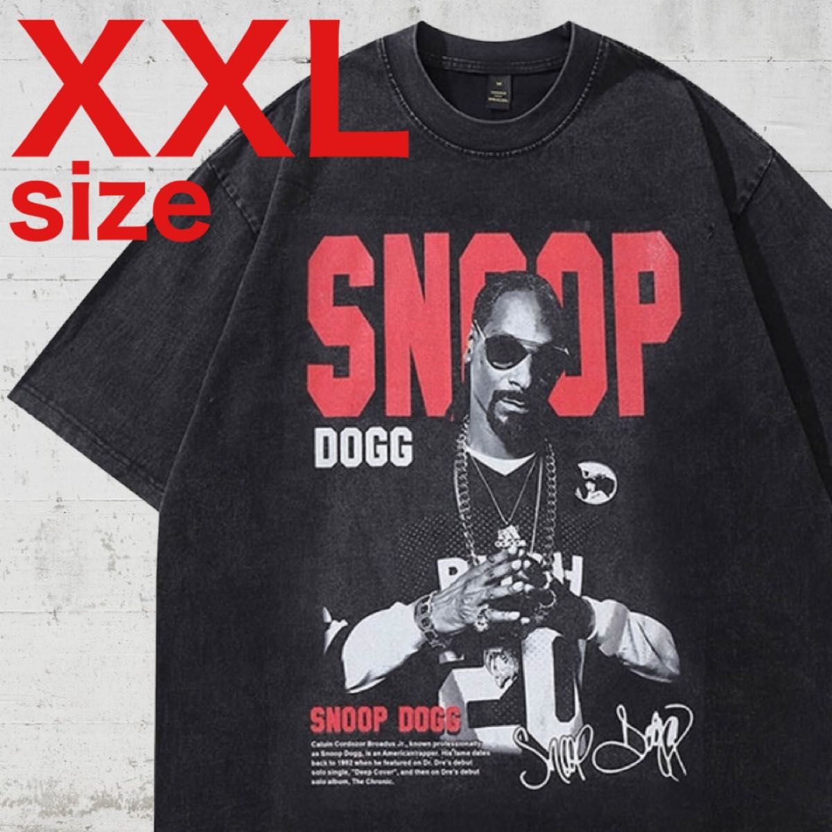 スヌープドッグ Snoop Dogg マガジン ラップTシャツ ブラック スヌープドッグ Snoop Dogg マガジン ラップTシャツ ブラック