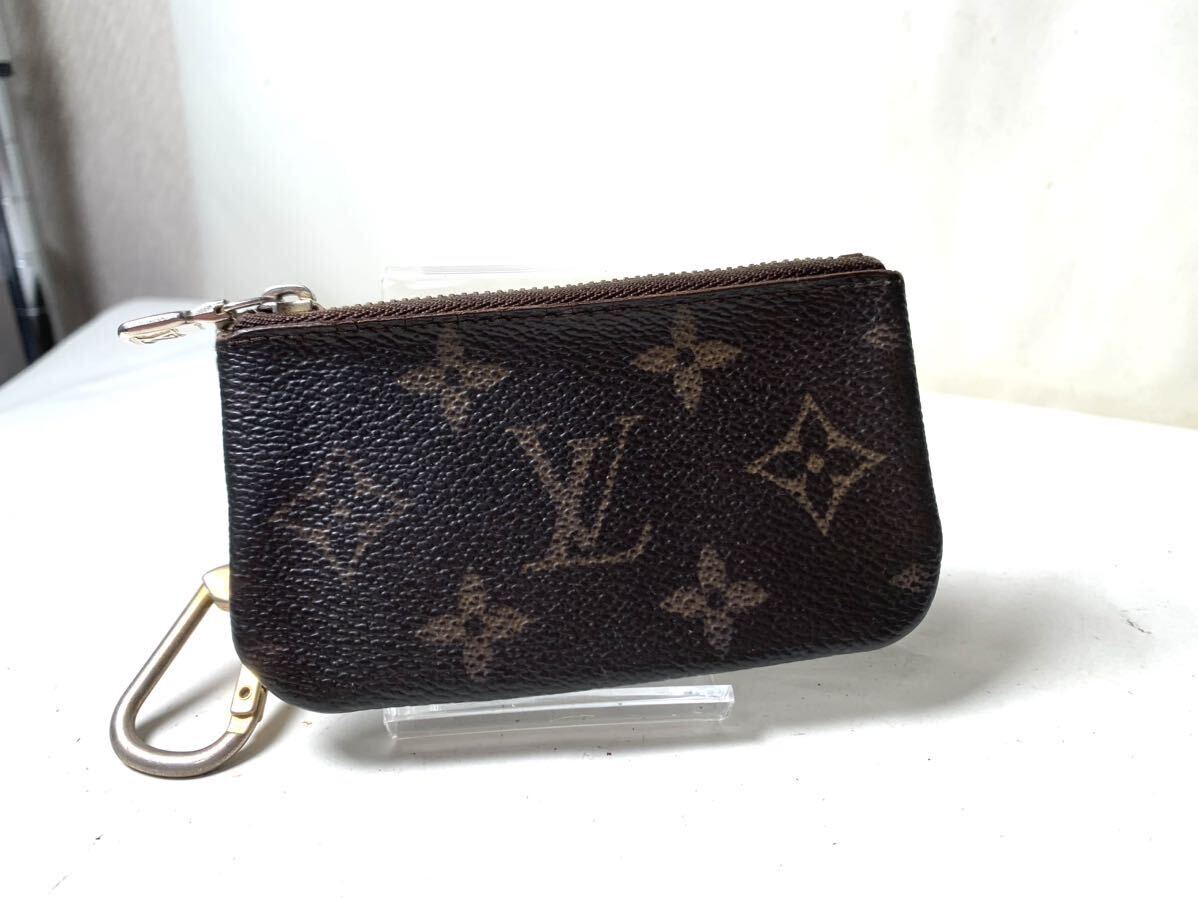 1149 美品■ LOUIS VUITTON ルイヴィトン M62650 モノグラム ポシェット クレ コインケース コインパース 小銭入れ ブラウン系 