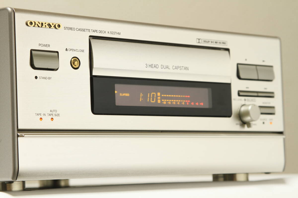 Yahoo!オークション - 分解・修理済 ONKYO K-522THM 作動快調 美 Yahoo!オークション - 分解・修理済 ONKYO K-522THM 作動快調 美
