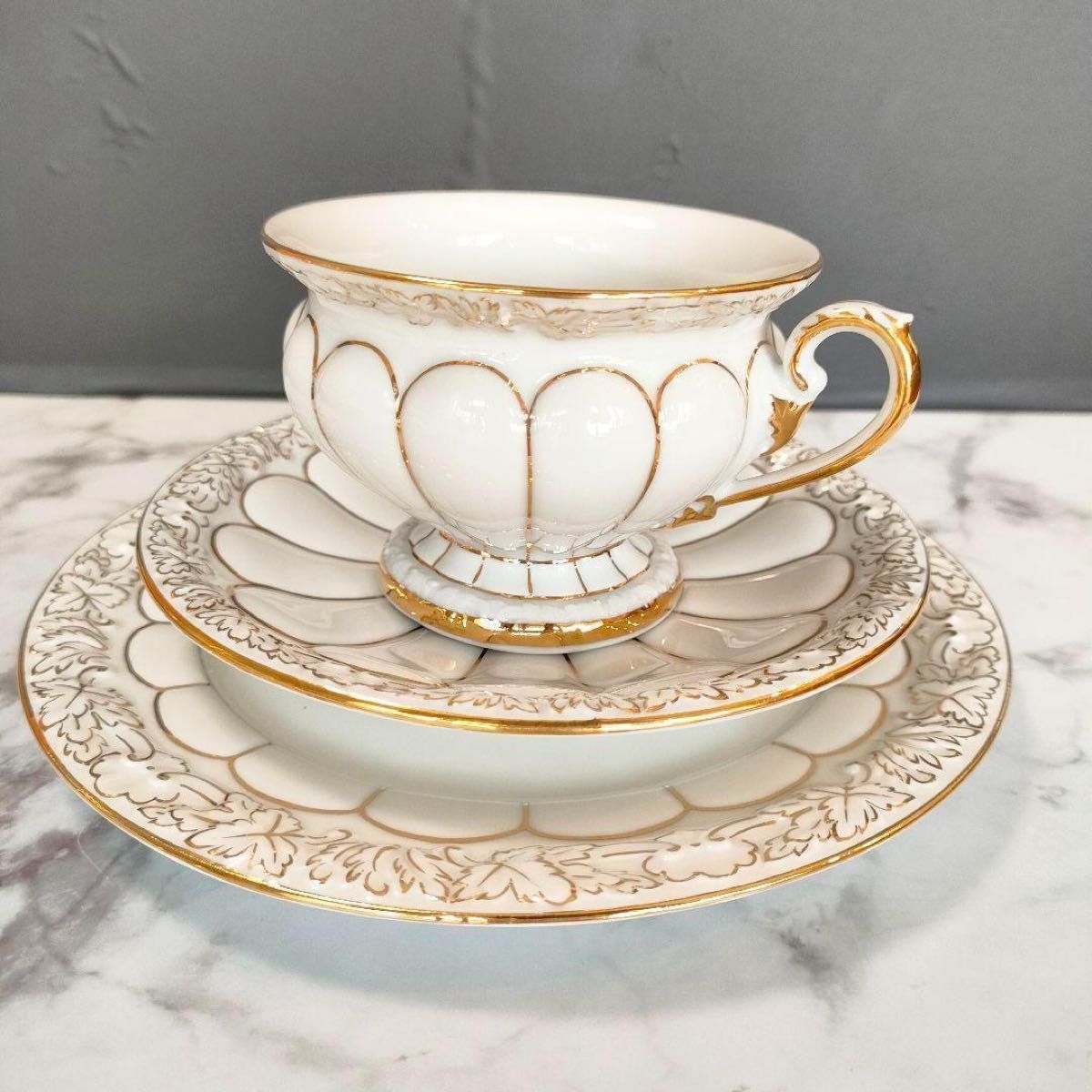 美品 MEISSEN マイセン 高級ライン Xフォーム トリオ カップ 美品 MEISSEN マイセン 高級ライン Xフォーム トリオ カップ