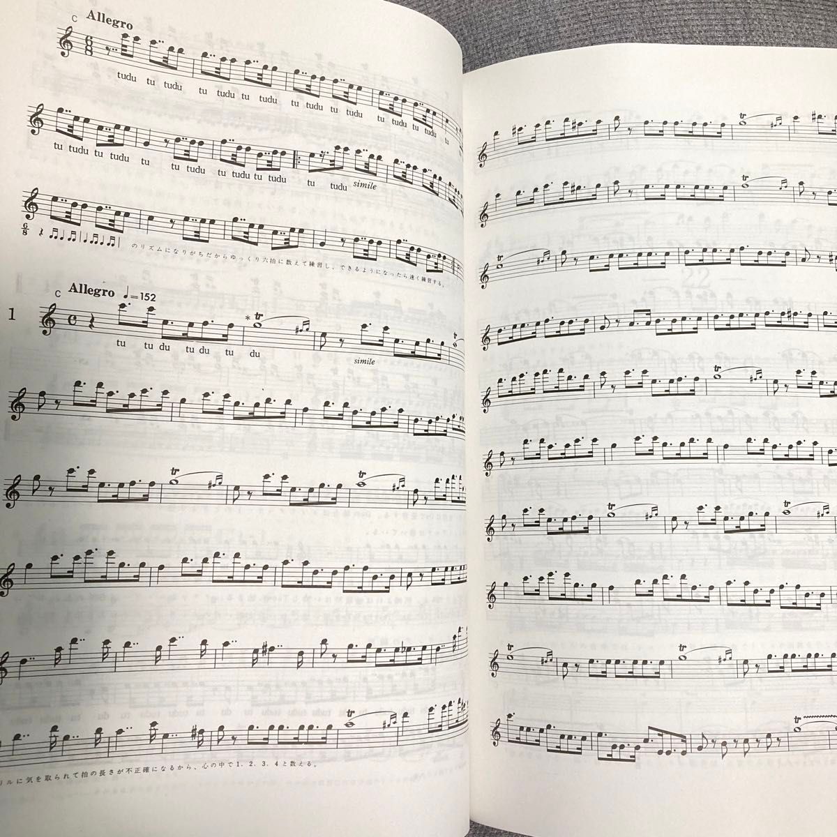 アルテ フルート教則本 第ニ巻 書き込み無し 美品 ALTES FLUTE