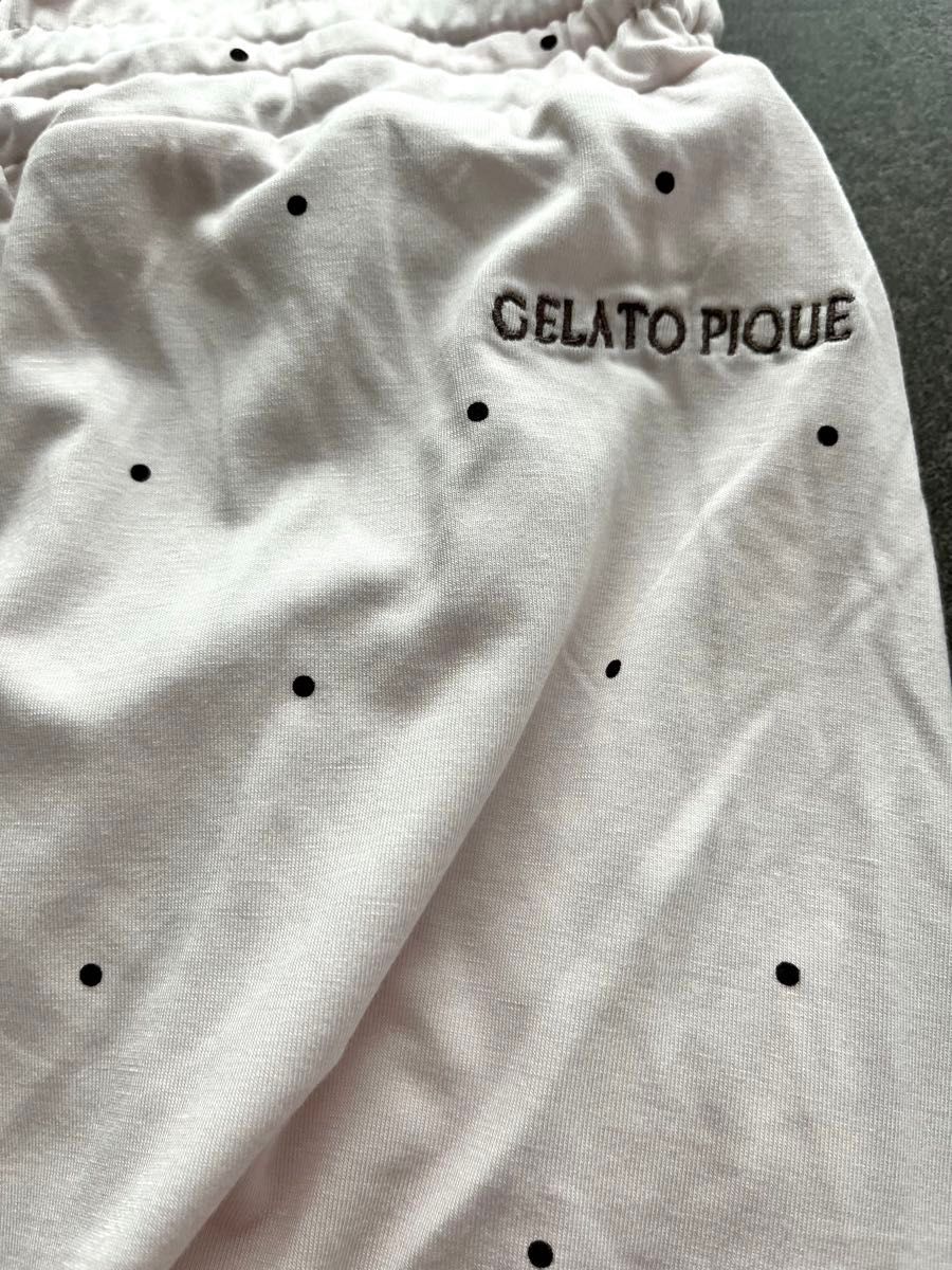 ジェラートピケ gelato pique 猫 ドット柄 セットアップ ジェラートピケ gelato pique 猫 ドット柄 セットアップ