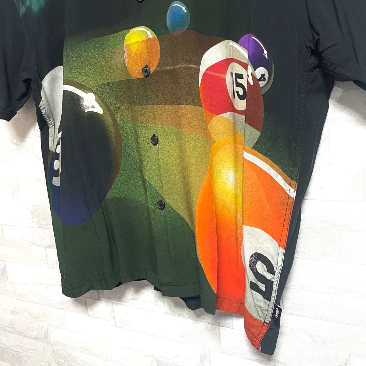 超希少デザイン】ステューシー stussy STUSSY 総柄8ボール半袖 超希少デザイン】ステューシー stussy STUSSY 総柄8ボール半袖