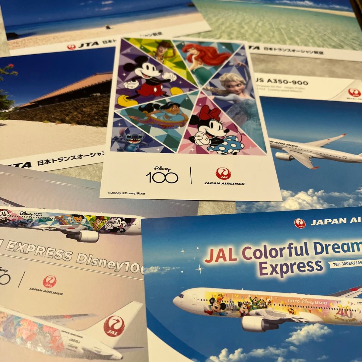 JTA日本トランスオーシャン航空 ポストカード5種類7枚セット JTA日本トランスオーシャン航空 ポストカード5種類7枚セット