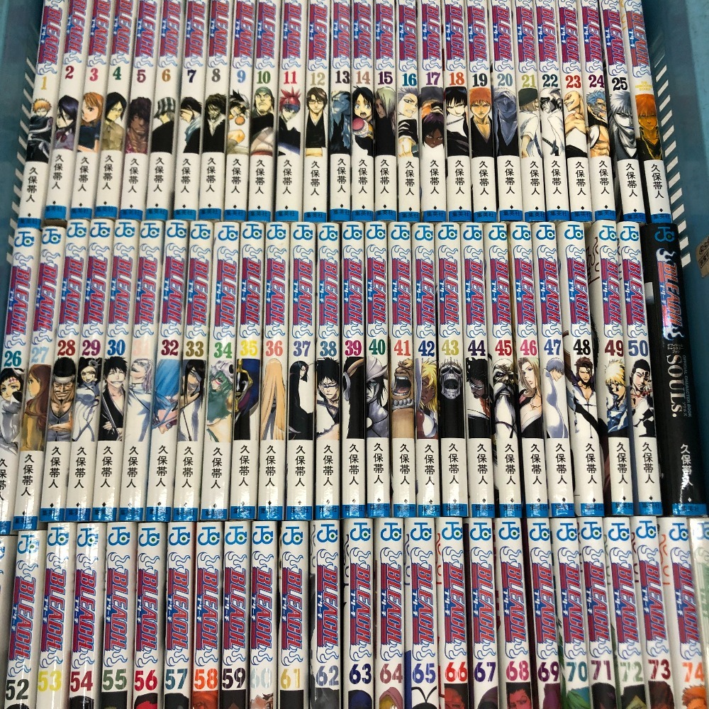 送料無料 漫画 匿名発送 良品 BLEACH ブリーチ 全巻 ブリーチ 漫画 無料 BLEACH ブリーチ 全巻 1〜74巻完結セット