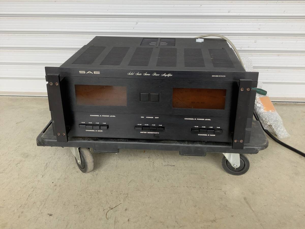 Yahoo!オークション - 音出しOK SAE 2600 ステレオパワーアンプ Yahoo!オークション - 音出しOK SAE 2600 ステレオパワーアンプ