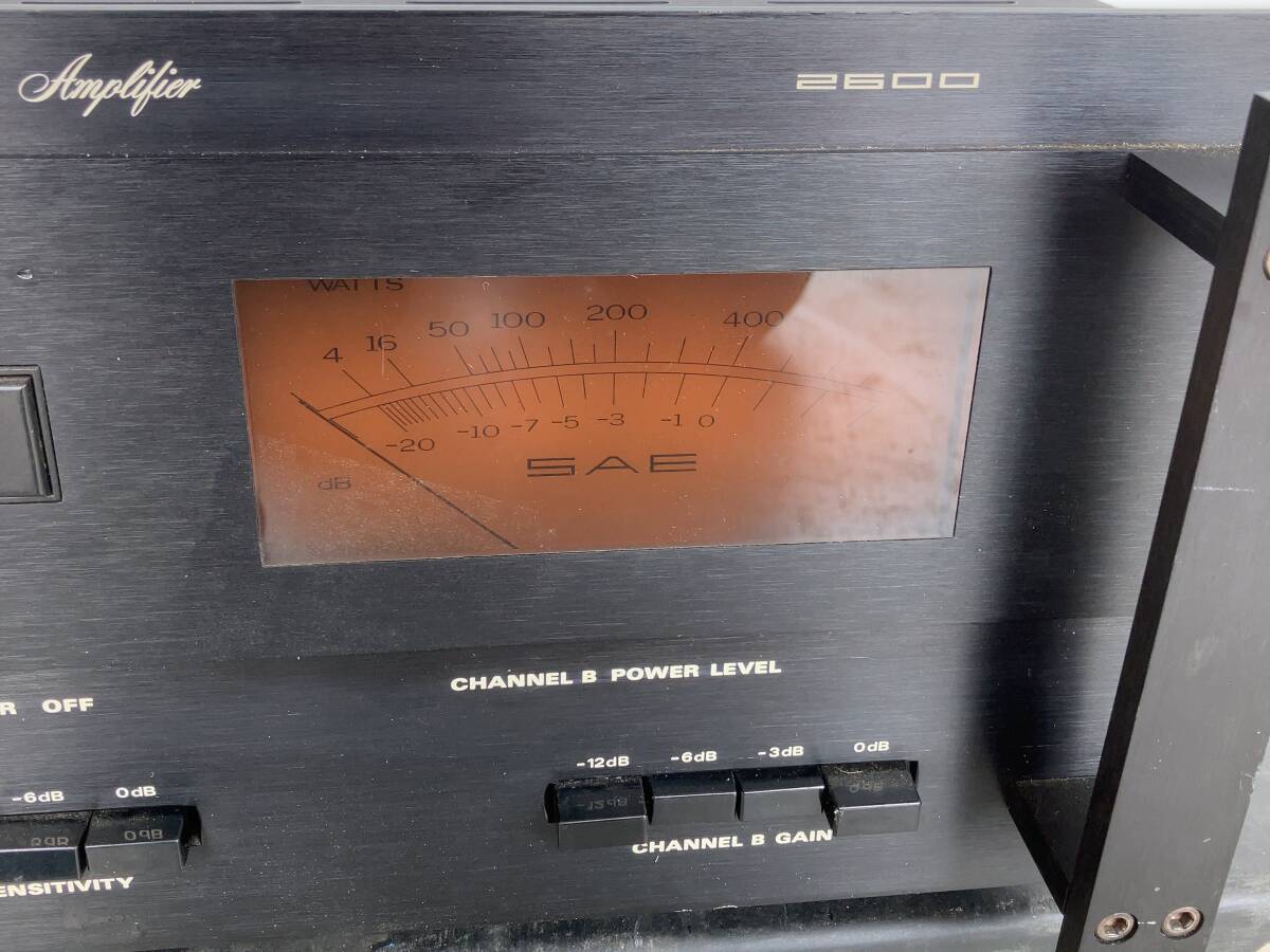 Yahoo!オークション - 音出しOK SAE 2600 ステレオパワーアンプ Yahoo!オークション - 音出しOK SAE 2600 ステレオパワーアンプ