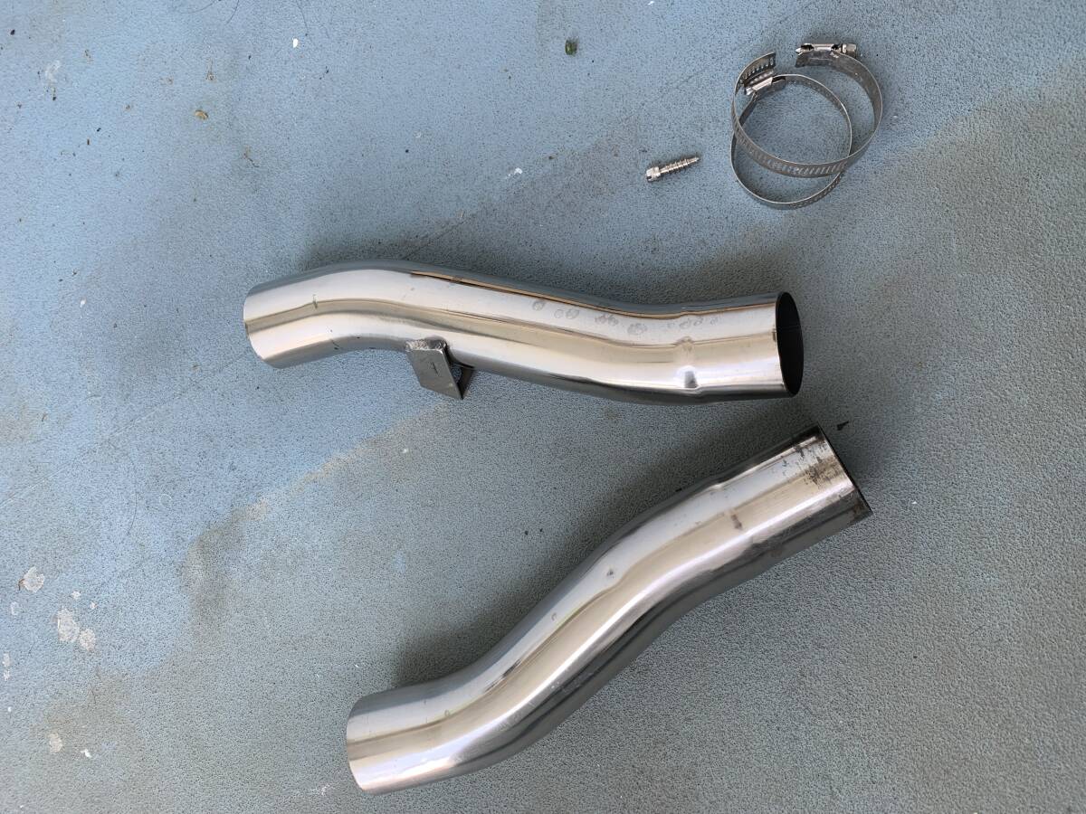 ZZR400/600に☆中間パイプ左右セットサイレンサー側50.8 ZZR400/600に☆中間パイプ左右セットサイレンサー側50.8