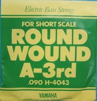 ヤマハ　エレキベース弦　H-4032 　A-3 　ROUND　WOUND　SHORT　SCALE　新品_画像1