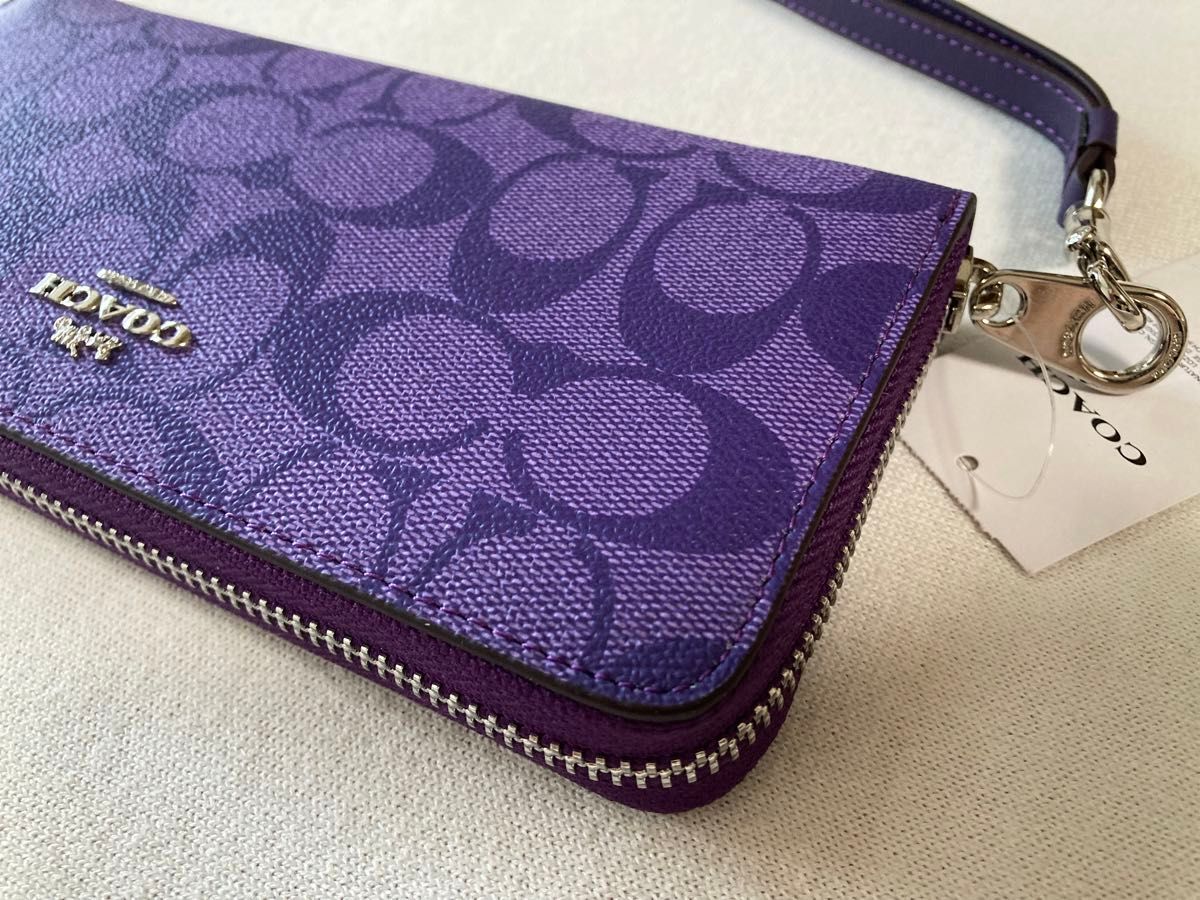 新品 COACH コーチ 長財布 シグネチャー パープル 紫|Yahoo 新品 COACH コーチ 長財布 シグネチャー パープル 紫|Yahoo