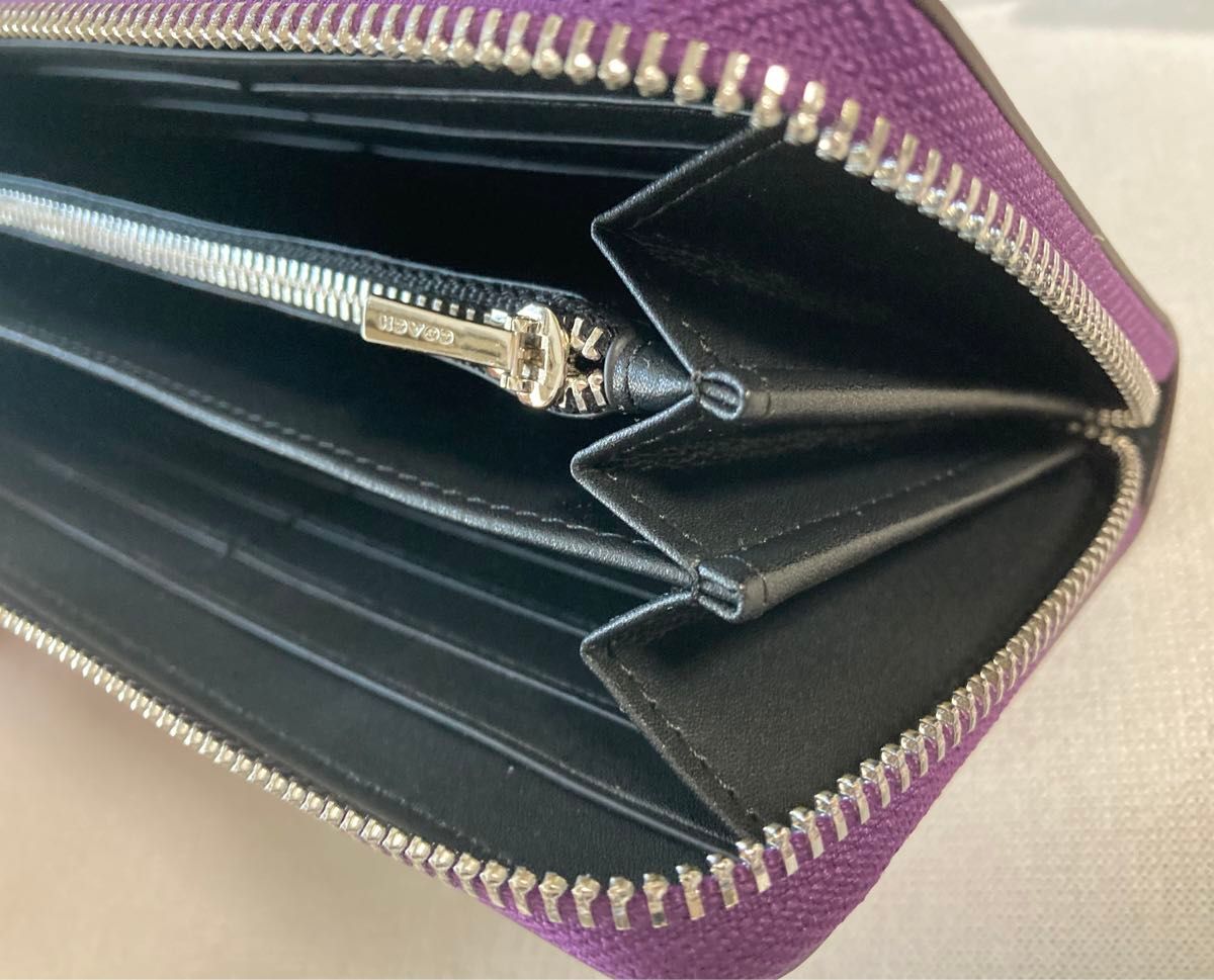 新品 COACH コーチ 長財布 シグネチャー パープル 紫|Yahoo 新品 COACH コーチ 長財布 シグネチャー パープル 紫|Yahoo