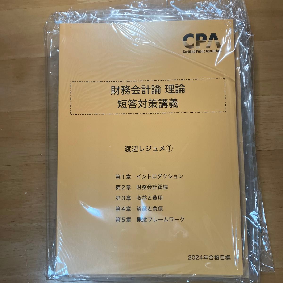 CPA 財務会計論 理論 短答対策講義 渡辺レジュメ①②③ 2024年 CPA 財務会計論 理論 短答対策講義 渡辺レジュメ①②③ 2024年
