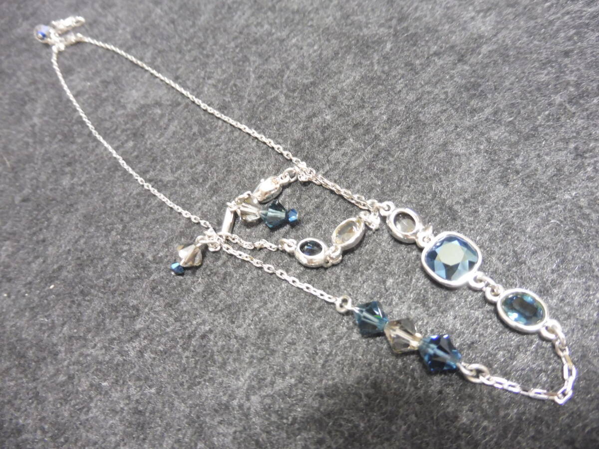 SWAROVSKI　スワロフスキー ネックレス　シルバー系 ラインストーン カラーストーン　(21