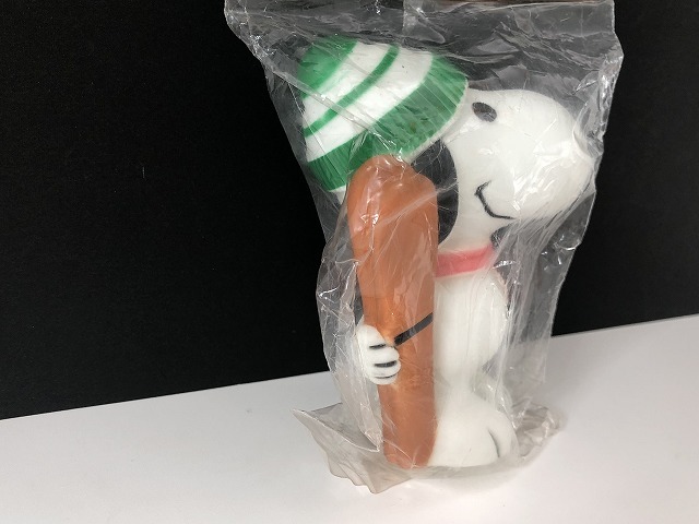 未開封 デッドストック ヴィンテージ スヌーピー スキー スクイーズ トイ SNOOPY PEANUTS USA [pe-984]_画像4