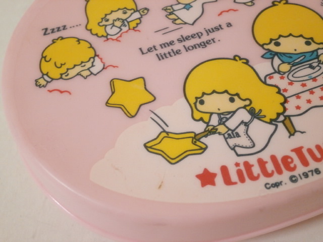 SANRIO 1976 リトルツインスターズ お弁当箱 ランチボックス SANRIO 1976 リトルツインスターズ お弁当箱 ランチボックス